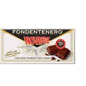 NOVI FONDENTENERO BARRA 72% CACAO 24X100GRM