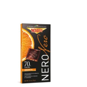 NOVI NERO NERO ARANCIA/MAND. 70% CACAO 20X75GRM